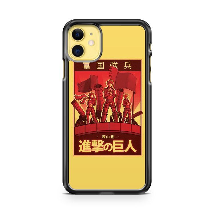 Attack On Titan Mikasa iphone 5/6/7/8/X/XS/XR/11 pro case cover