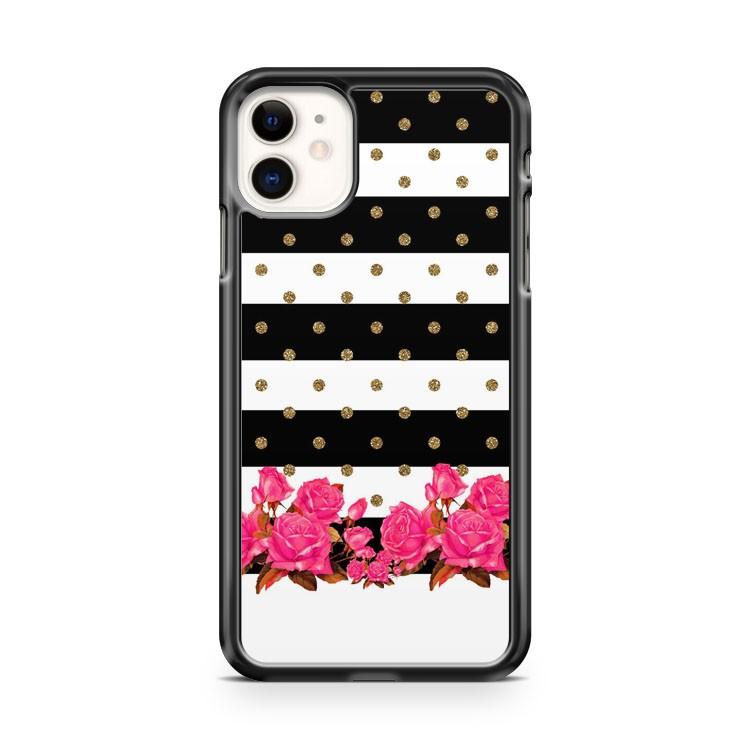 Pink Donut Sprinkles iphone 5/6/7/8/X/XS/XR/11 pro case cover