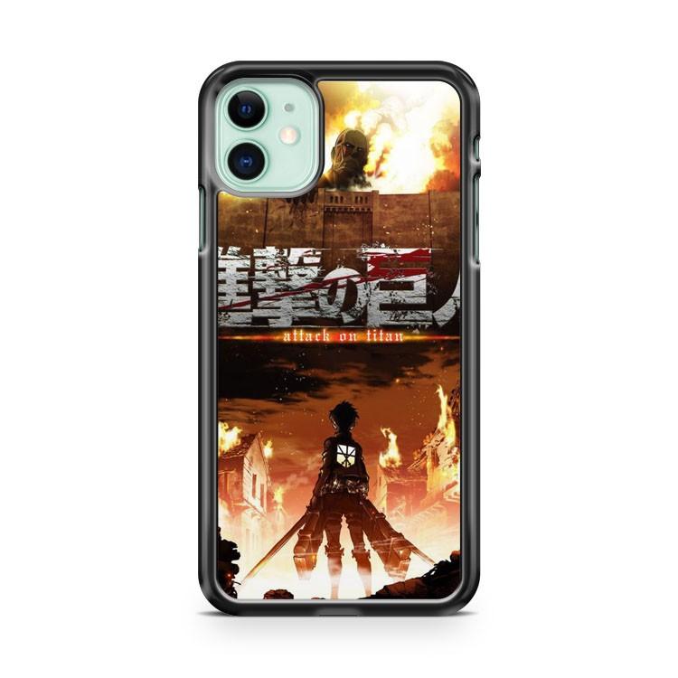 Attack on Titan mikasa chibi iphone 5/6/7/8/X/XS/XR/11 pro case cover