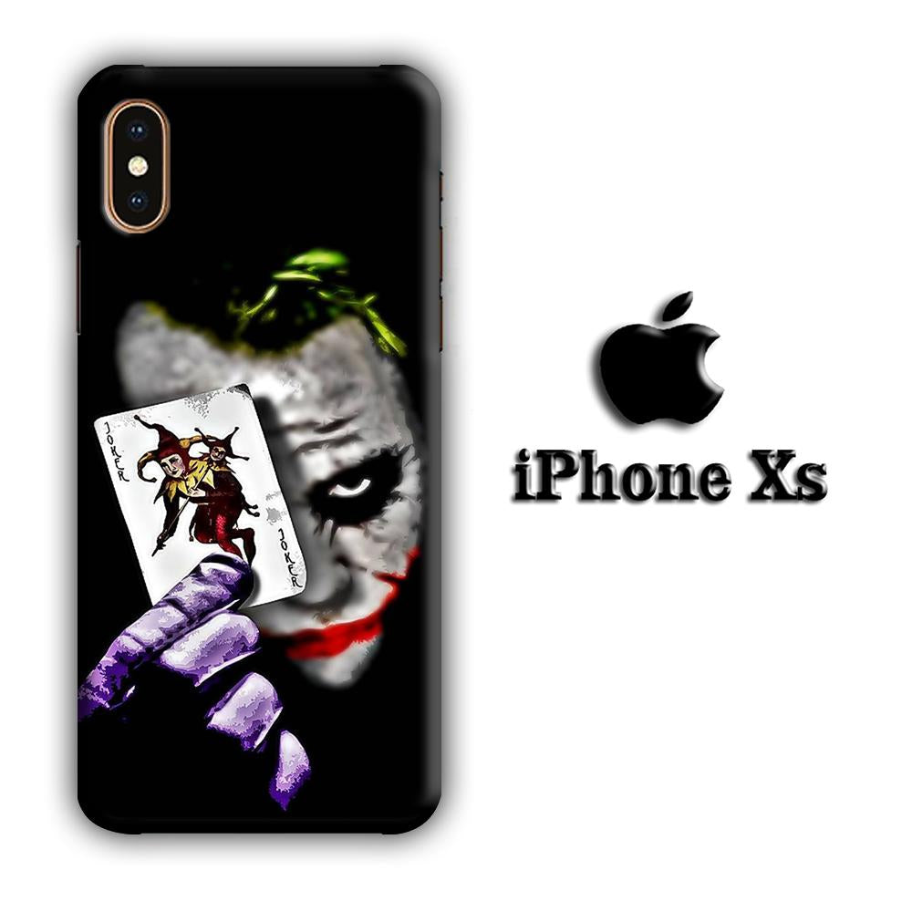 Joker Card coque 3D iPhone Xs