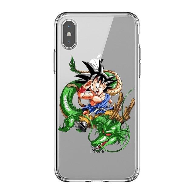 Kid Goku Playing With Shenron iPhone 11 (Pro & Pro Max) coque