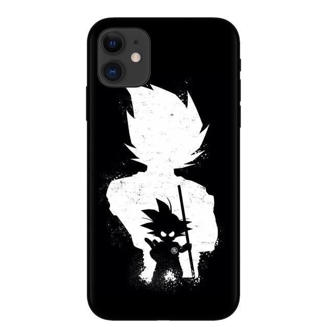 Kid Goku & Vegeta Silhouette iPhone 11 (Pro & Pro Max) coque