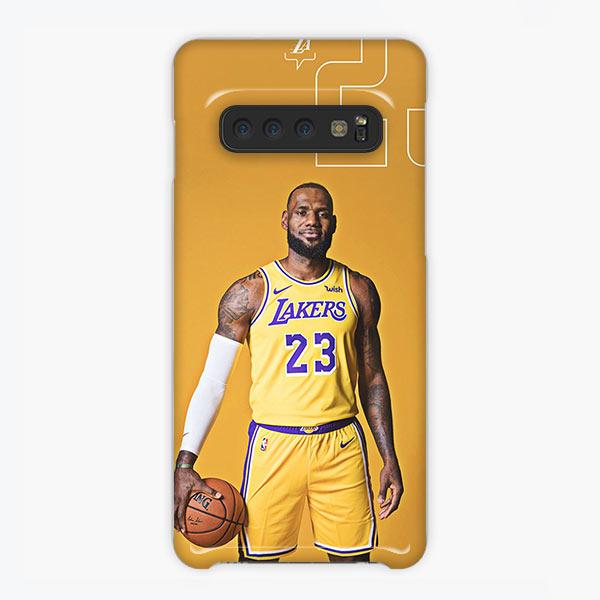 Coque Samsung galaxy S5 S6 S7 S8 S9 S10 S10E Edge Plus Lebron James Los Angeles Lakers Basketball