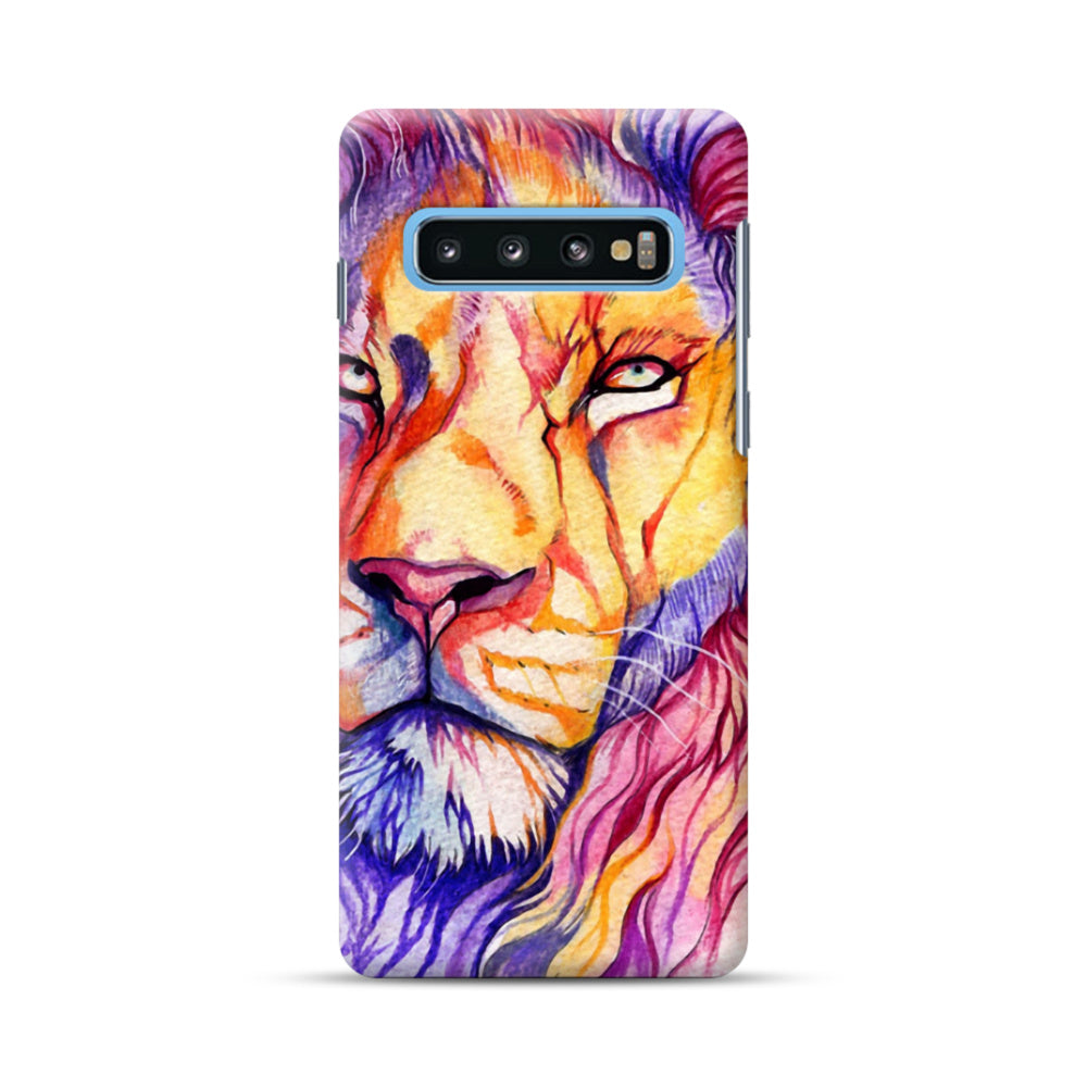 Lion Cross Christian  Coque Samsung S10