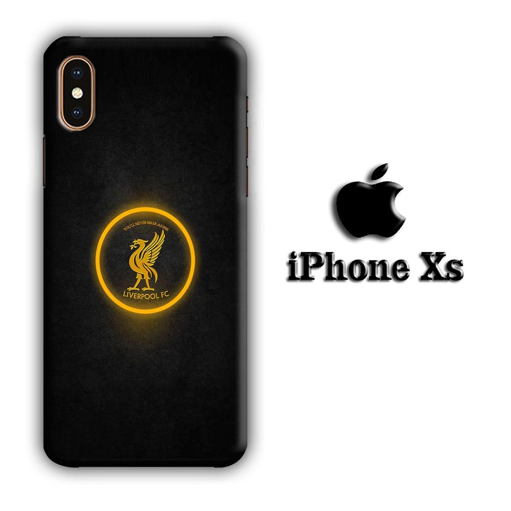 Liverpool Gold Ring Logo coque 3D iPhone Xs