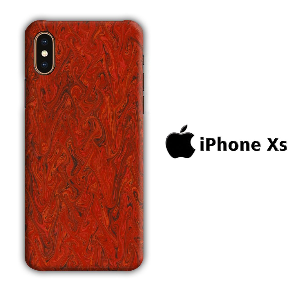 Marble Red Maroon 001 coque 3D iPhone Xs