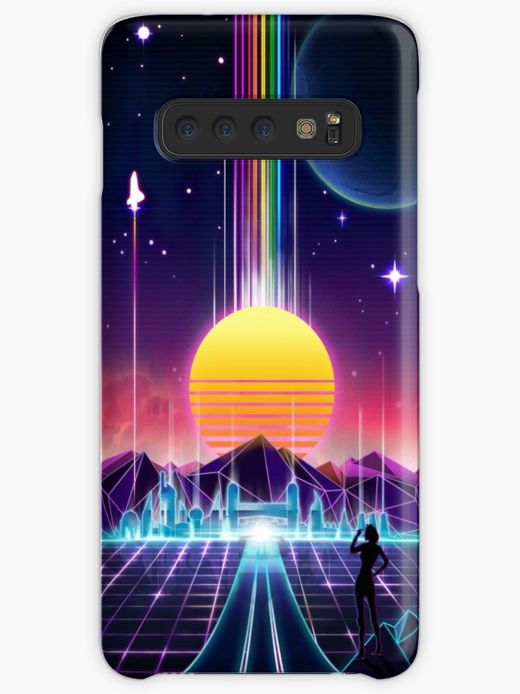 Neon Sunrise Coque Samsung S10