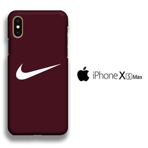 Nike Violete White coque 3D iPhone Xs Max