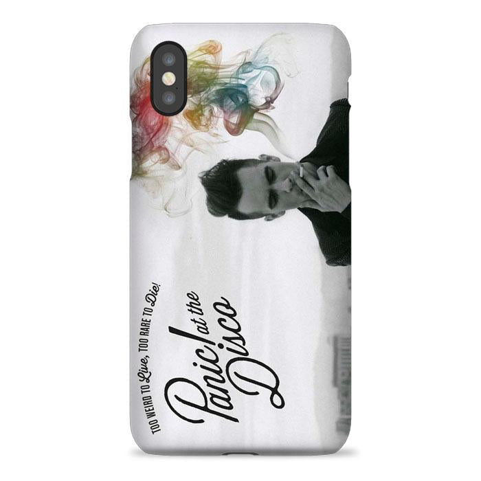 Coque iphone 5 6 7 8 plus x xs 11 pro max Panic At The Disco Too Weird To Live