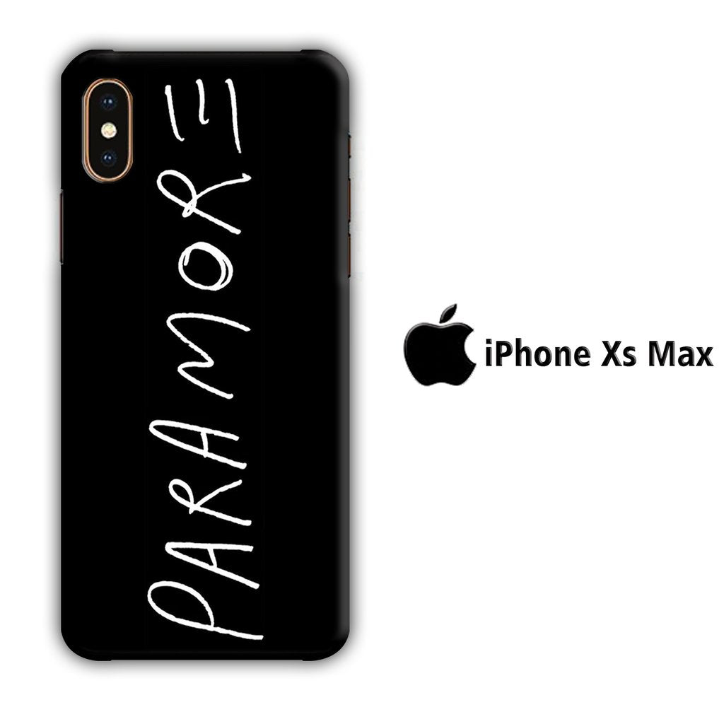 Paramore Black coque 3D iPhone Xs Max