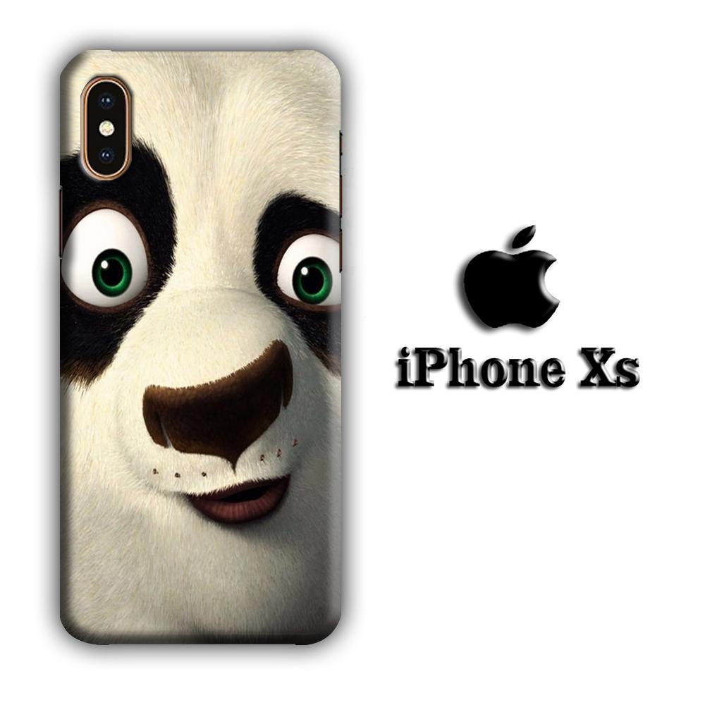Paws Face Kung Fu Panda coque 3D iPhone Xs