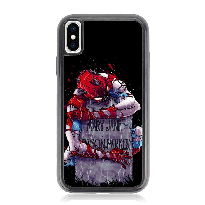 RIP Mary Jane Spiderman Z1158 iPhone X, XS coque
