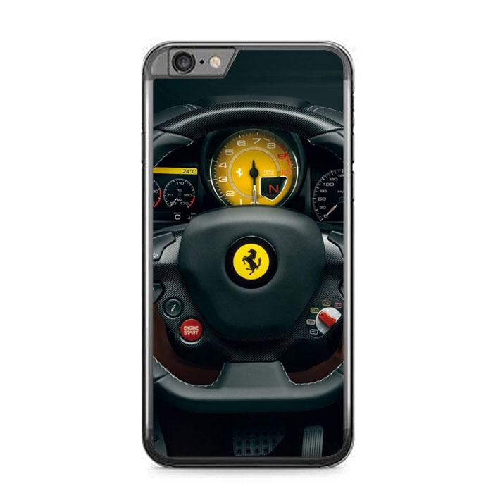 Red Ferrari logo Z4552 iPhone 6 Plus, 6S Plus coque