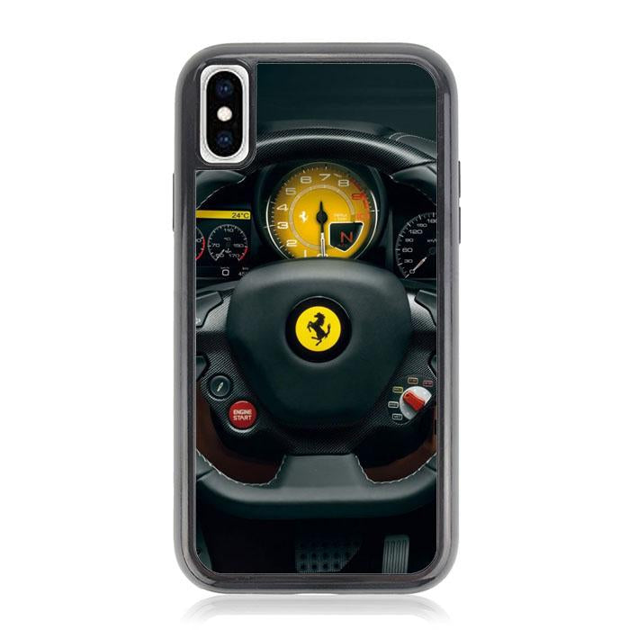 Red Ferrari logo Z4552 iPhone X, XS coque