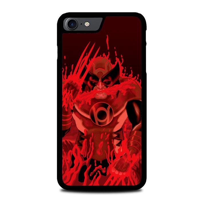 Red Lantern Wolverine Z1306 iPhone 7 , iPhone 8 coque