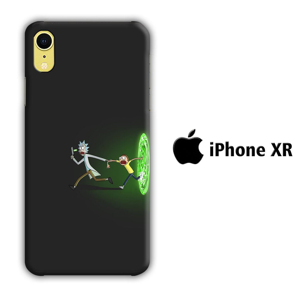 Rick and Morty Dimention coque 3D iPhone XR