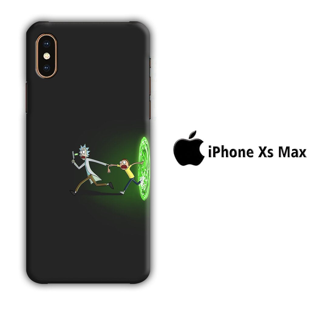 Rick and Morty Dimention coque 3D iPhone Xs Max