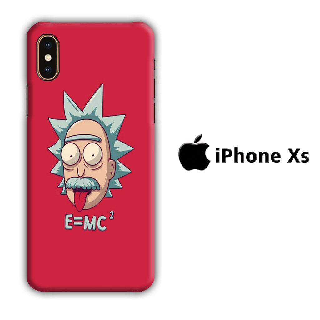 Rick and Morty Red coque 3D iPhone Xs