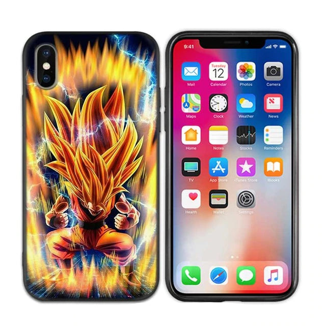SSJ3 Son Goku Power Level Up iPhone 11 (Pro & Pro Max) coque