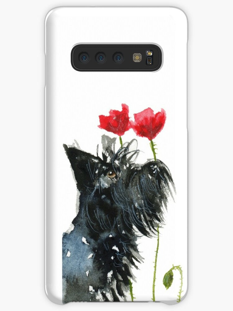 Scottie Dog 'Poppies' Coque Samsung S10