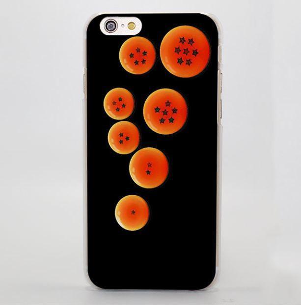 Seven Orange Crystal Balls Dragon Ball Z iPhone 5 6 7 Plus coque