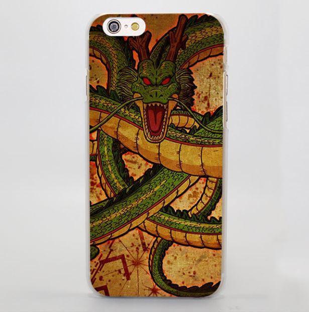 Shenron Face DBZ Dragon Vintage Dope iPhone 5 6 7 Plus coque