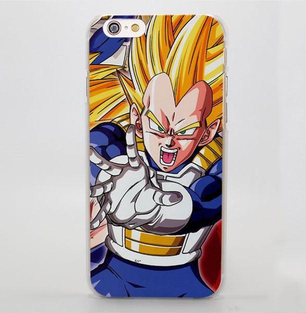 Super Saiyan Vegeta Armor Skill Blue iPhone 5 6 7 Plus coque