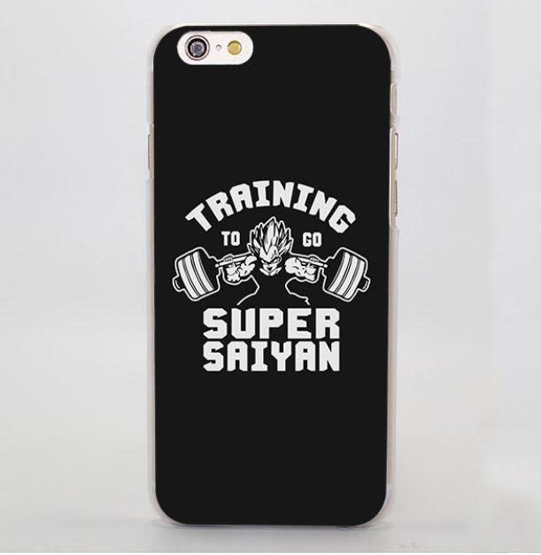 Training to Go Super Saiyan Classic Hard iPhone 4 5 6 7 Plus coque