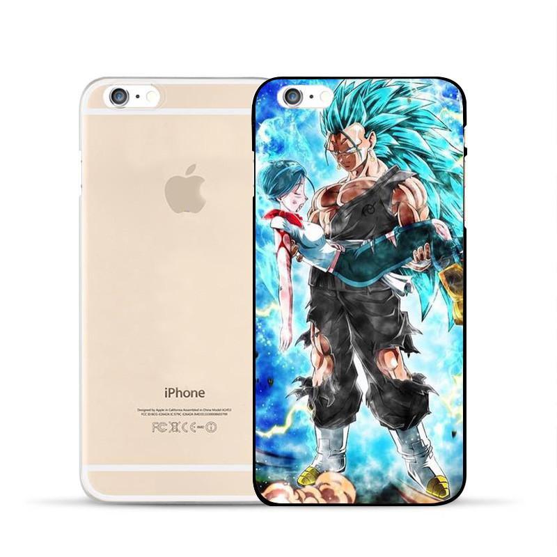 Vegeta Saiyan God Blue SSGSS Whis Symbol Bulma Fan Art Style iPhone 5 6 7 s Plus coque