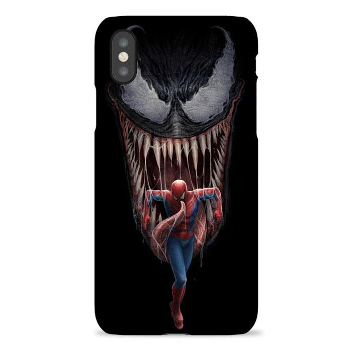Coque iphone 5 6 7 8 plus x xs 11 pro max Venom Spiderman