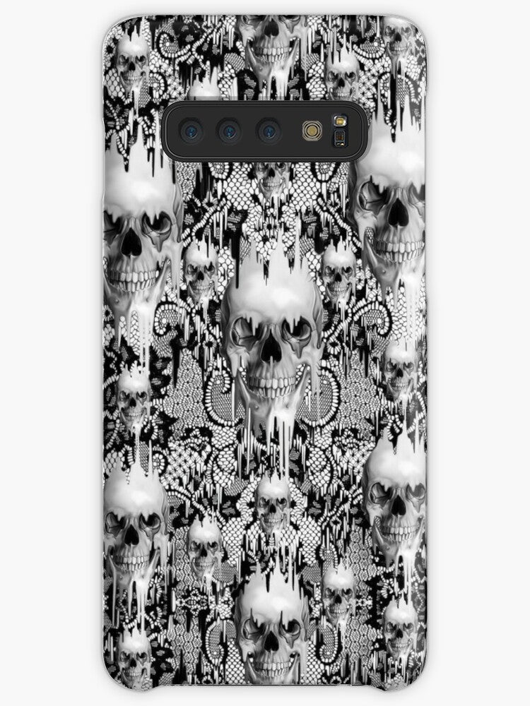 Victorian Gothic Lace skull Coque Samsung S10