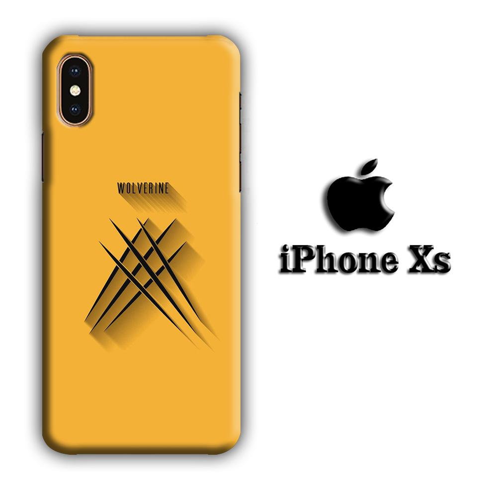 Wolverine Yellow Claw coque 3D iPhone Xs