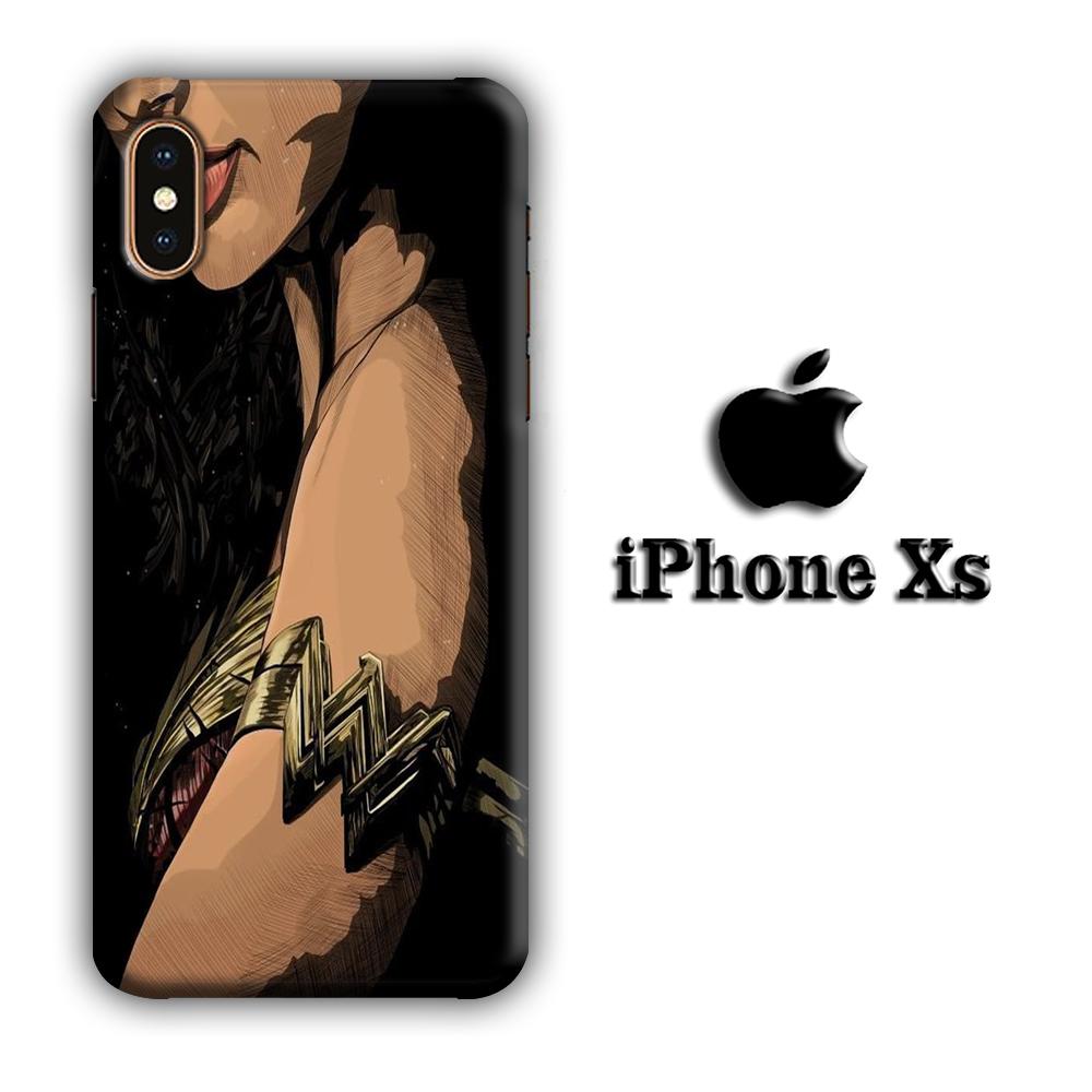 Wonder Woman Symbol in Arm coque 3D iPhone Xs