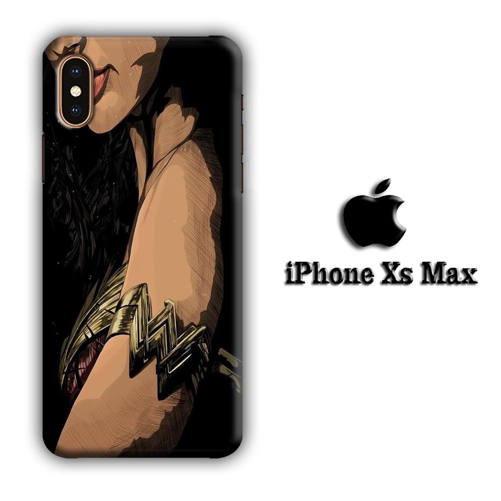 Wonder Woman Symbol in Arm coque 3D iPhone Xs Max