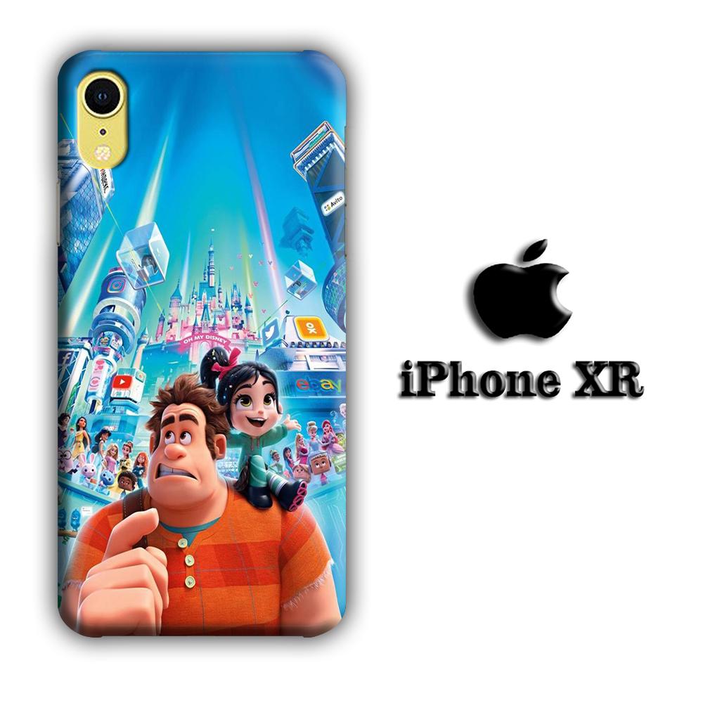 Wreck It Ralph And Vanellope Disney coque 3D iPhone XR
