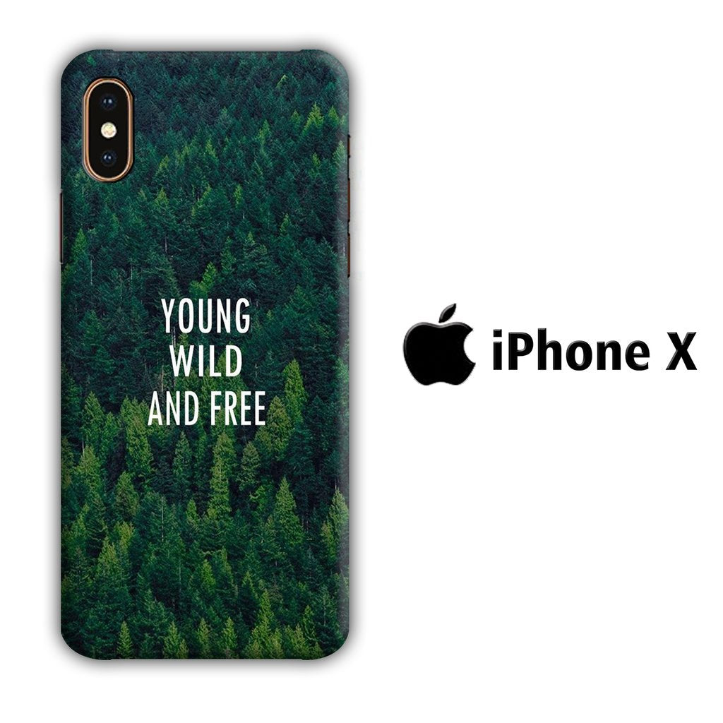 Young Wild coque 3D iphone X