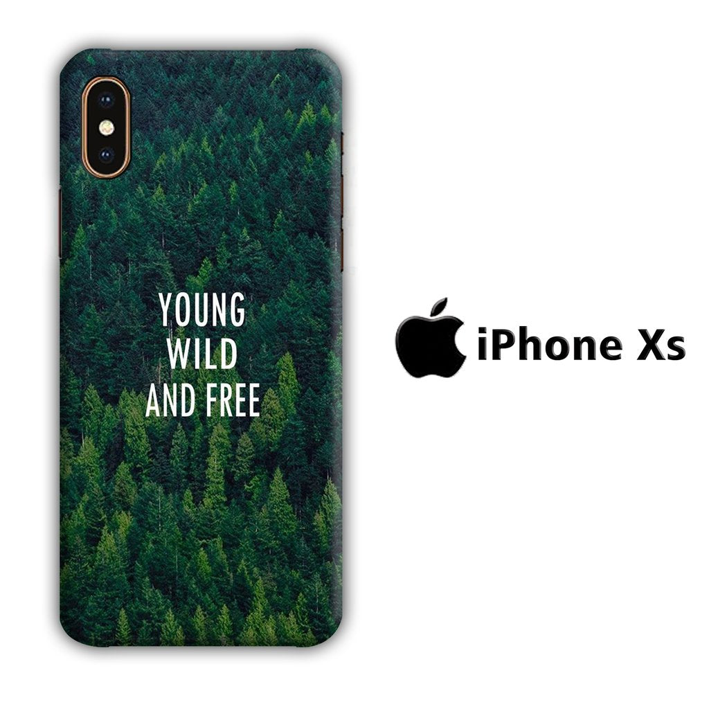 Young Wild coque 3D iPhone Xs