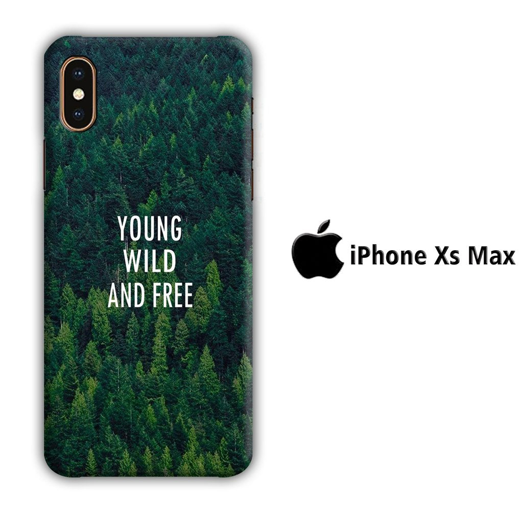 Young Wild coque 3D iPhone Xs Max