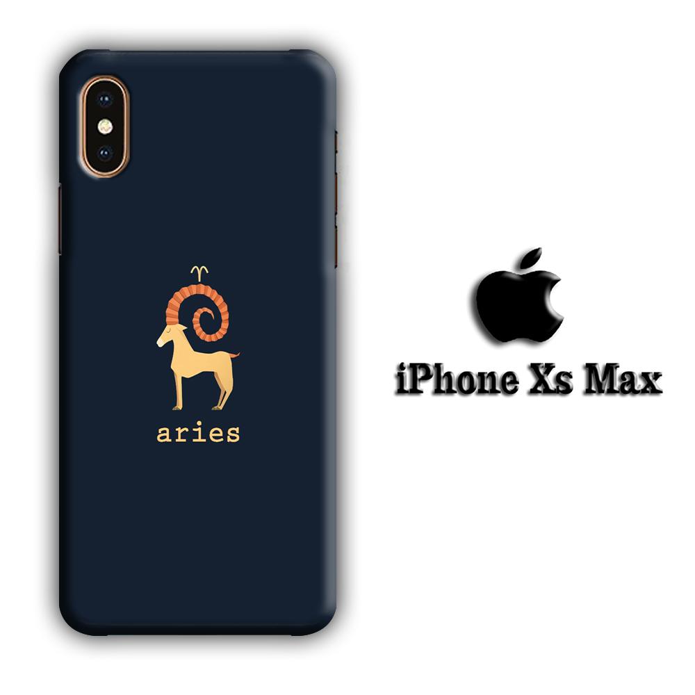 Zodiac Aries 002 coque 3D iPhone Xs Max