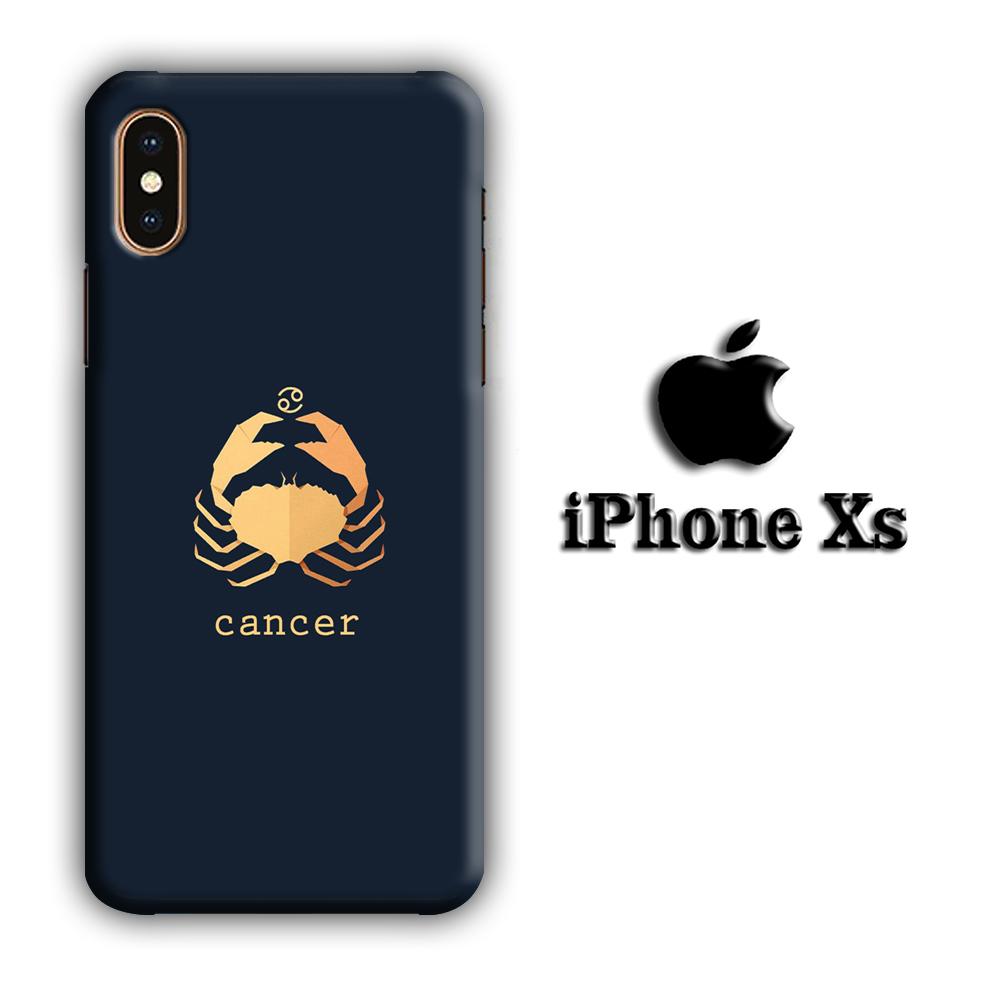 Zodiac Cancer 002 coque 3D iPhone Xs
