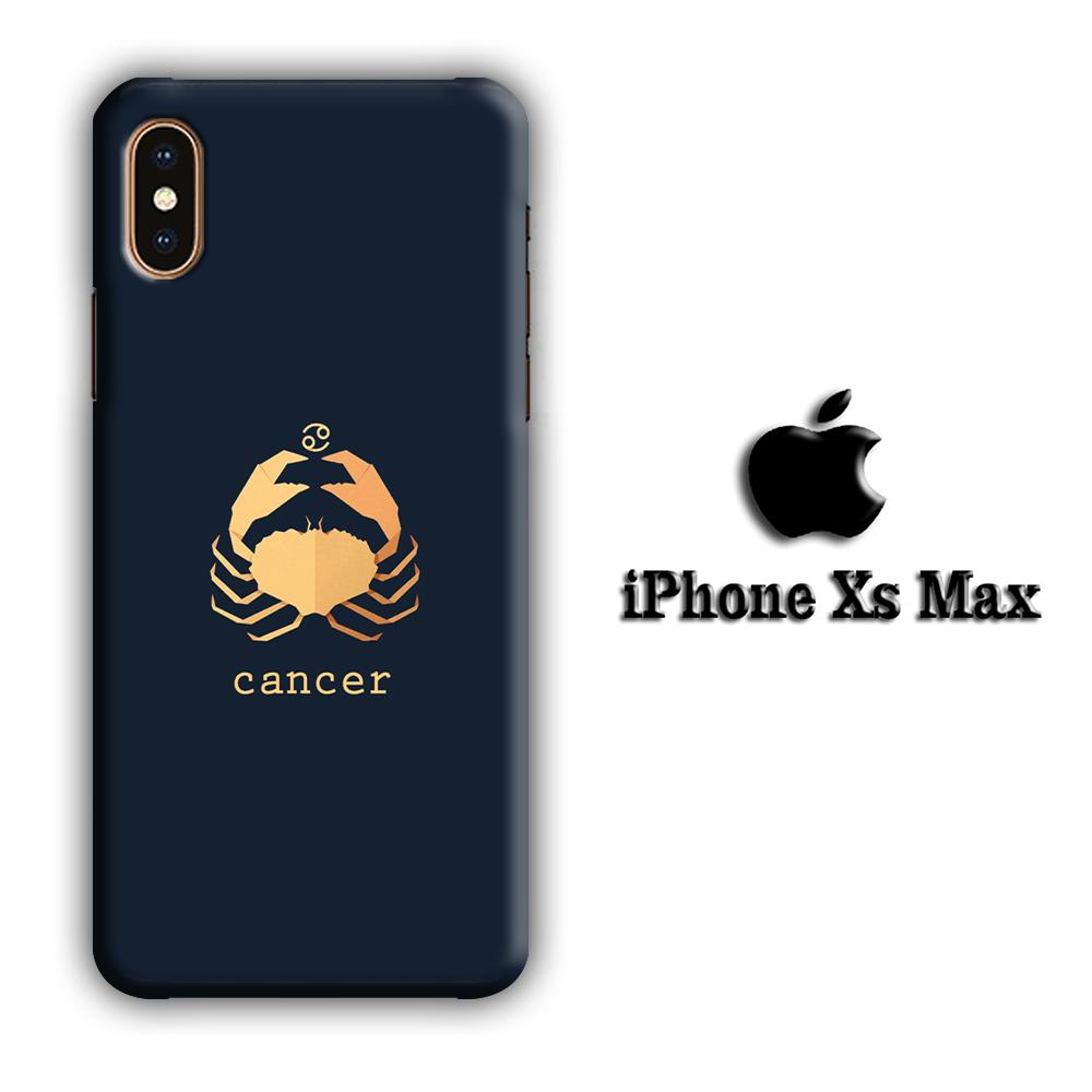 Zodiac Cancer 002 coque 3D iPhone Xs Max