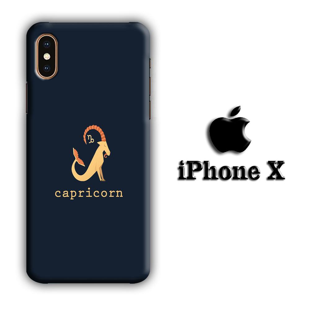 Zodiac Capricorn 002 coque 3D iphone X