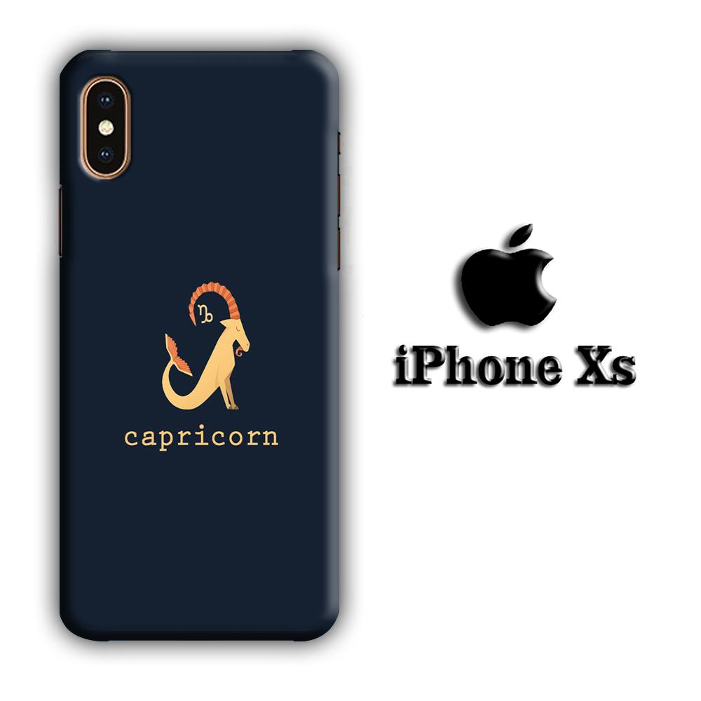 Zodiac Capricorn 002 coque 3D iPhone Xs