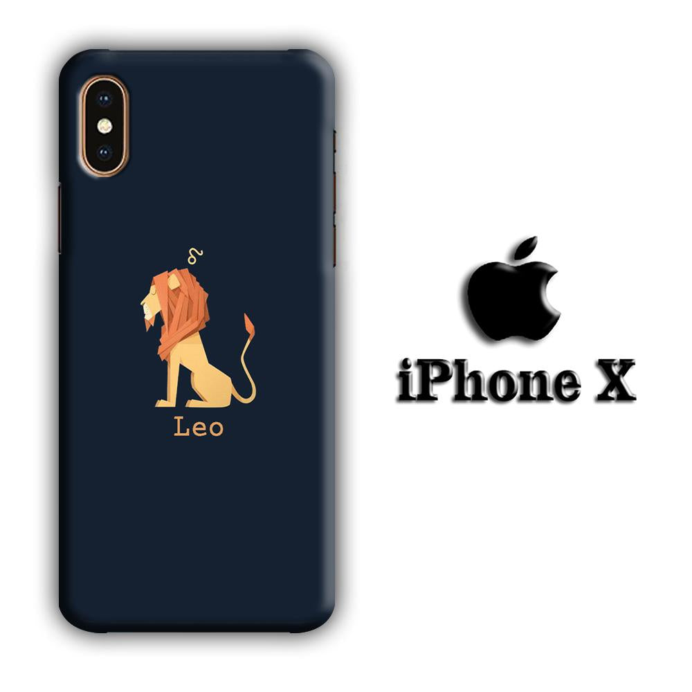Zodiac Leo 002 coque 3D iphone X