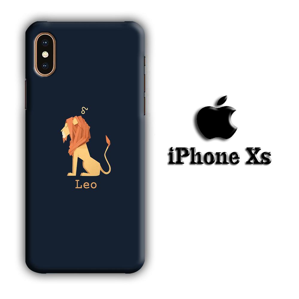 Zodiac Leo 002 coque 3D iPhone Xs