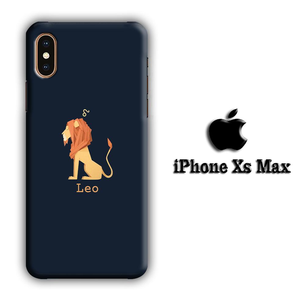 Zodiac Leo 002 coque 3D iPhone Xs Max