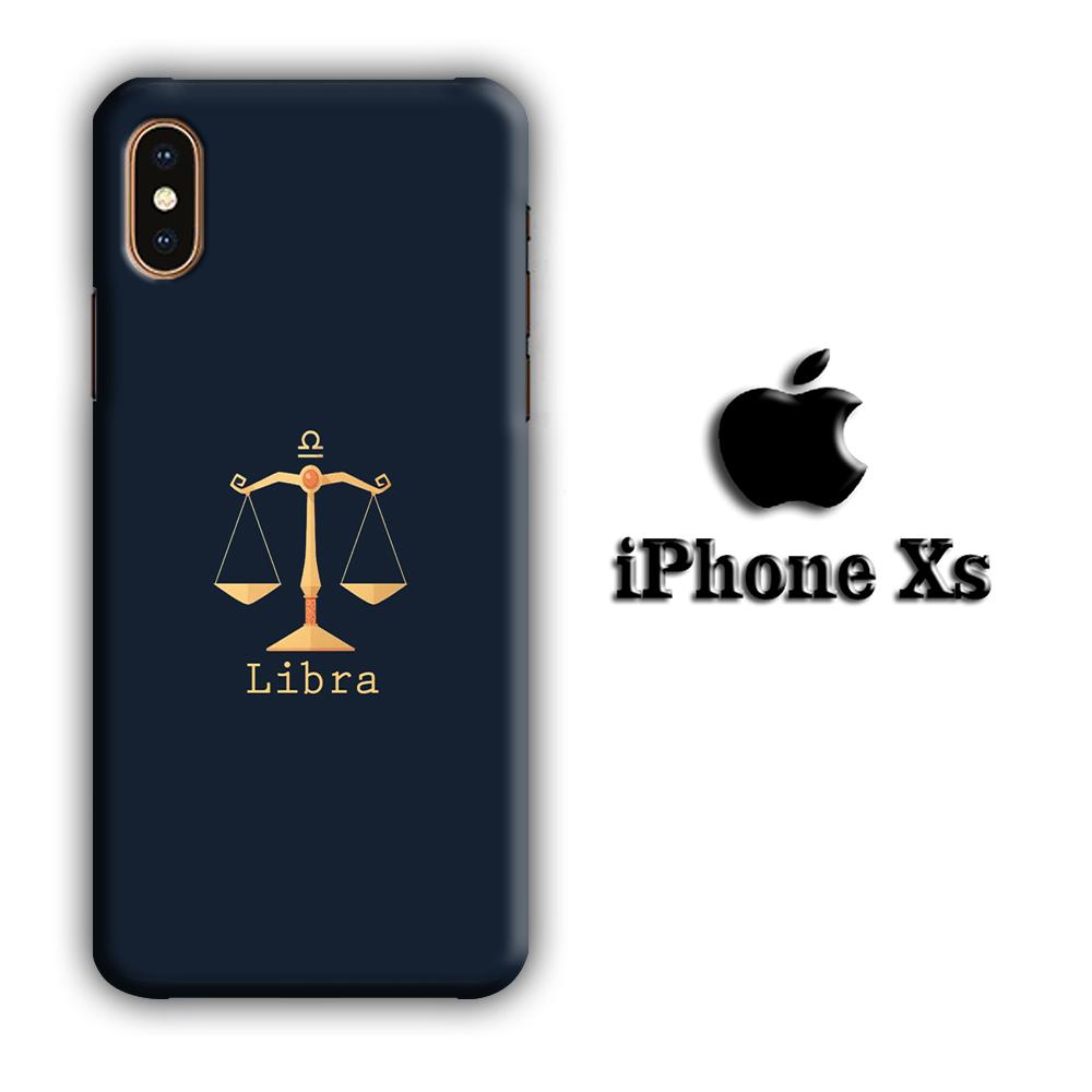 Zodiac Libra 002 coque 3D iPhone Xs