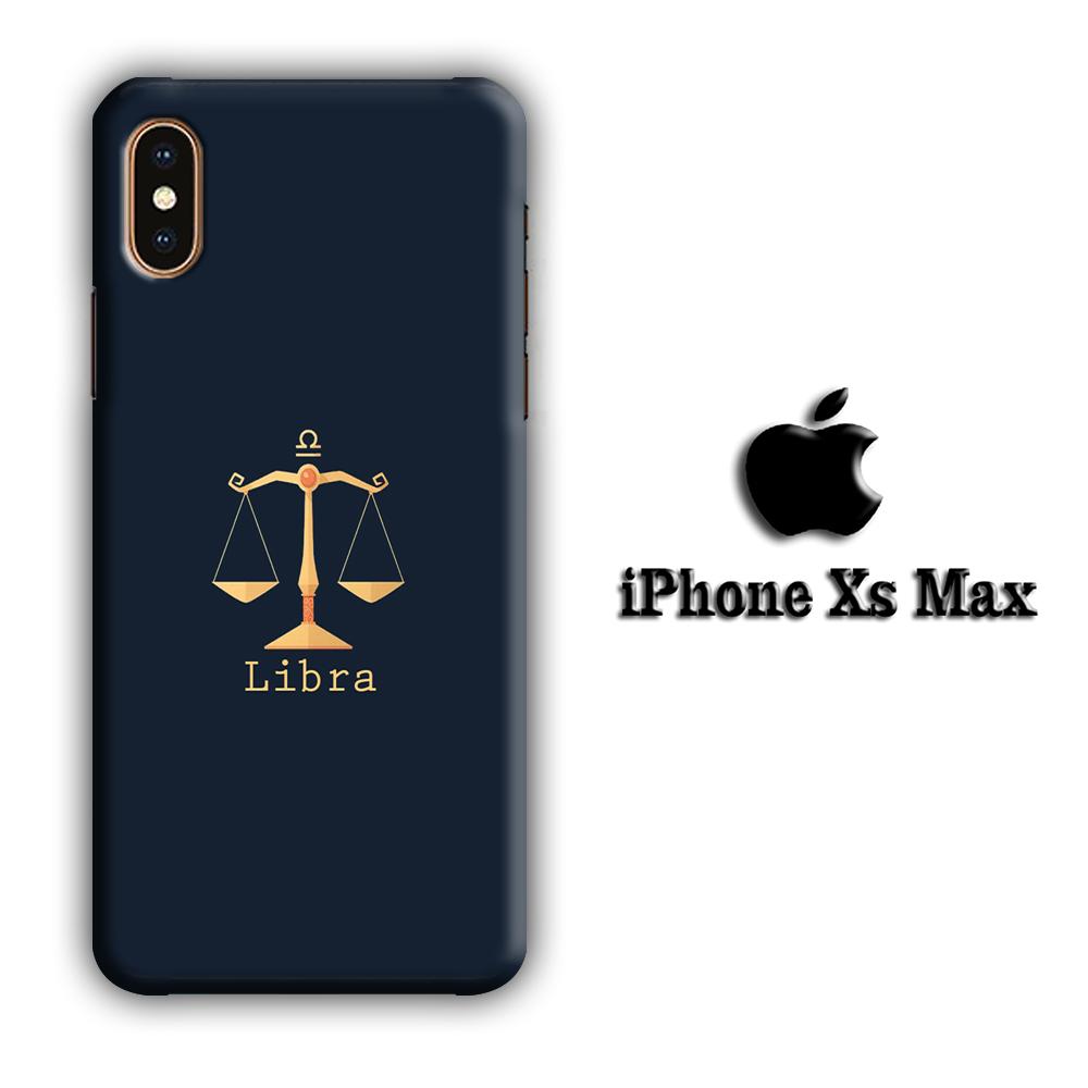 Zodiac Libra 002 coque 3D iPhone Xs Max