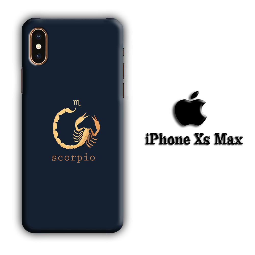 Zodiac Scorpio 002 coque 3D iPhone Xs Max