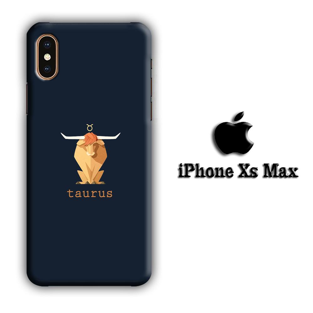 Zodiac Taurus 002 coque 3D iPhone Xs Max